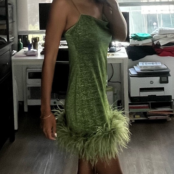 Oséree Lumière Plumage lurex minidress - Picture 12 of 15